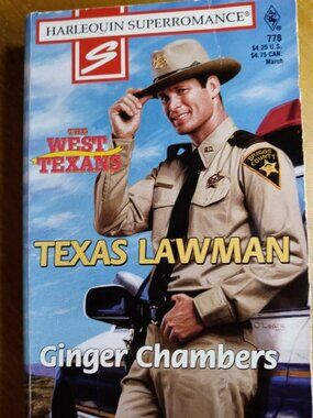 Vintage 90sTexas Lawman by Ginger Chambers Harlequin Books 778 Romance Drama